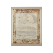 Bloc-note Arepa Bread Ephemera Collage Art (Tourné)