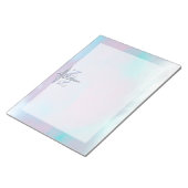 Bloc-note Argent comme RN Caduceus Médicale Mère Pearl (Incliné)