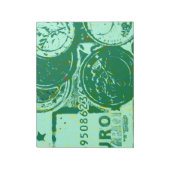Bloc-note Argent vert (Tourné)