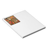 Bloc-note Aries Orange Woman : Collage d'art antique gothiqu (Incliné)