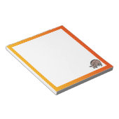 Bloc-note Armadillo mignon ; orange jaune (Incliné)