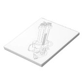 Bloc-note Arme de rotation Steampunk (Tourné)