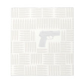 Bloc-note Armes et balles (Devant)