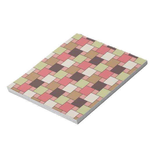 Bloc-note Armoire d'épices géométrique (Tourné)