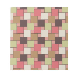 Bloc-note Armoire d'épices géométrique