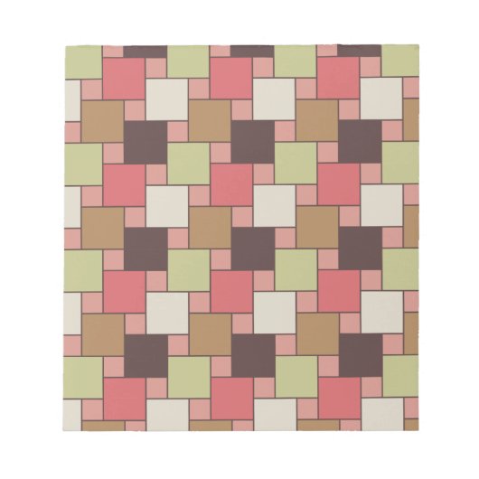 Bloc-note Armoire d'épices géométrique (Devant)