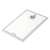 Bloc-note Armoiries de Preppy Heraldic (Incliné)