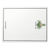 Bloc-note Armoiries de Preppy Heraldic (Devant)