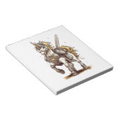 Bloc-note Armure de Chevalier Licorne (1) (Incliné)