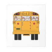 Bloc-note Arrière du bus scolaire (Devant)