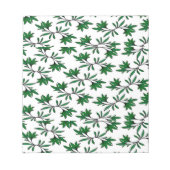 Bloc-note arrière - plan à feuilles spirales (Devant)