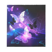 Bloc-note Arrière - plan avec papillons de nuit (Devant)