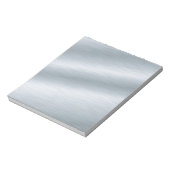 Bloc-note Arrière - plan d'apparence argenté brossé (Tourné)