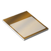 Bloc-note Arrière - plan de bronze brossé (Incliné)