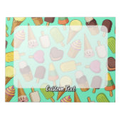 Bloc-note Arrière - plan de glace (Devant)