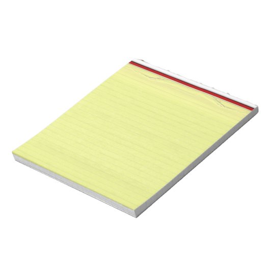 Bloc-note Arrière - plan de papier d'école jaune (Tourné)