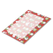 Bloc-note Arrière - plan de pingouins de Noël (Incliné)