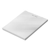 Bloc-note Arrière-plan gris élégant simple professionnel (Tourné)