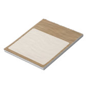 Bloc-note Arrière - plan naturel Tan Sandstone Look (Tourné)