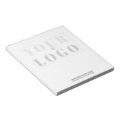 Bloc-note Arrière - plan noir et blanc défraîchi du logo per (Incliné)