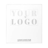 Bloc-note Arrière - plan noir et blanc défraîchi du logo per (Devant)