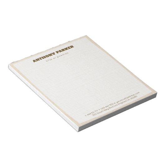 Bloc-note Arrière - plan papier (Incliné)