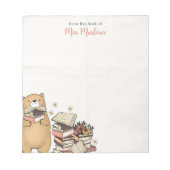 Bloc-note Arrière - plan papier plié de livres de tenue d'ou (Devant)