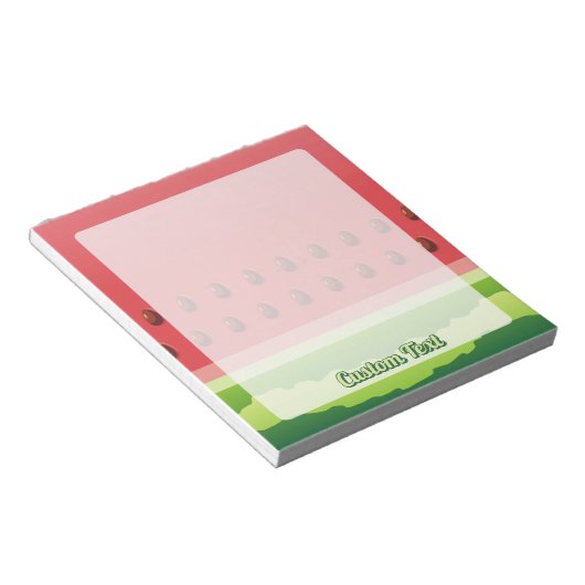 Bloc-note Arrière - plan sans couture de pastèque (Incliné)