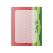 Bloc-note Arrière - plan sans couture de pastèque (Tourné)