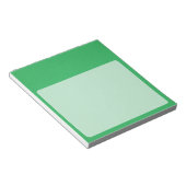 Bloc-note Arrière - plan vert tendance (Incliné)