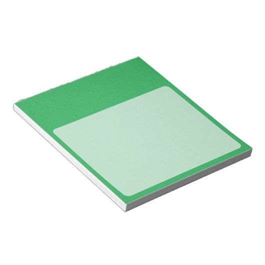 Bloc-note Arrière - plan vert tendance (Incliné)