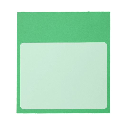 Bloc-note Arrière - plan vert tendance (Devant)