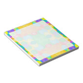 Bloc-note art abstrait circulaire (Incliné)