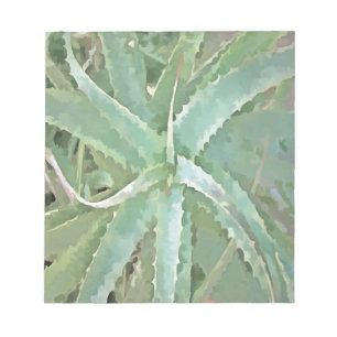 Bloc-note Art Acrylique Extraordinaire Aloe Vera