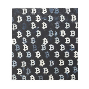 Bloc-note Art de Bitcoin (BW #7) peinture à l'huile