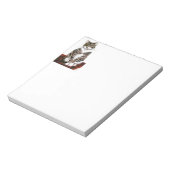 Bloc-note Art de chat mignon Kitty gris (Tourné)