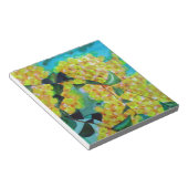 Bloc-note Art de fleur australienne native Yellow Wattle (Incliné)