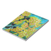 Bloc-note Art de fleur australienne native Yellow Wattle (Tourné)