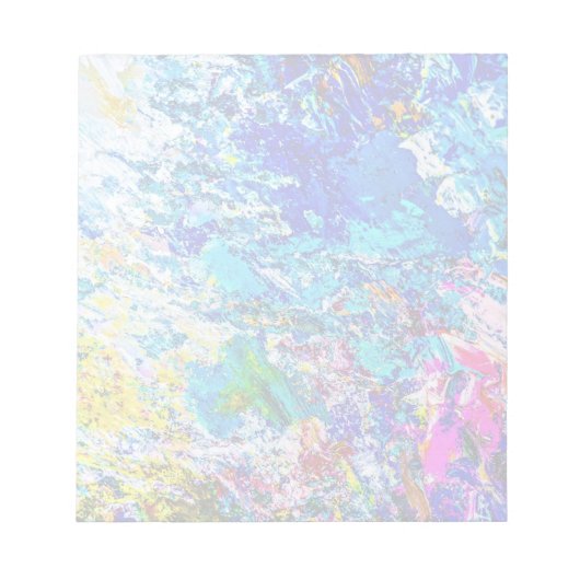 Bloc-note Art de la palette de couleurs (Devant)