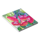 Bloc-note Art de l'aquarelle australienne à fleurs rouges (Incliné)