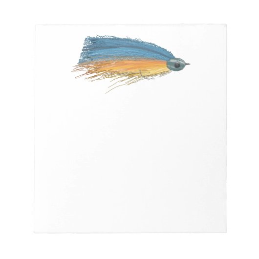 Bloc-note Art de leurre de pêche à la mouche (Devant)