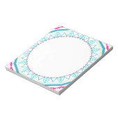 Bloc-note Art de mandala coloré vibrant (Tourné)