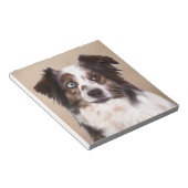 Bloc-note Art de peinture à l'huile de chien berger australi (Incliné)