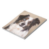 Bloc-note Art de peinture à l'huile de chien berger australi (Tourné)