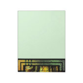 Bloc-note Art Déco En Vert Et Or (Tourné)