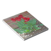 Bloc-note Art des Tulipes rouges (Incliné)