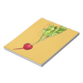 Bloc-note Art d'illustration d'aquarelle végétale Radical (Tourné)