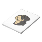 Bloc-note Art du chien Rottweiler (Tourné)