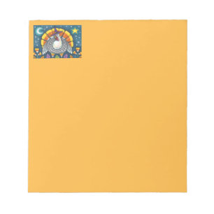 BLOC-NOTE ART FOLK CANDY CORN PILGRIM TURQUIE, MERCI