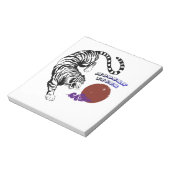 Bloc-note Art graphique du tigre moderne (Tourné)